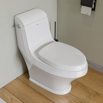 EAGO 1.28 Gallons GPF Elongated Floor Mounted Kit (Seat Included)