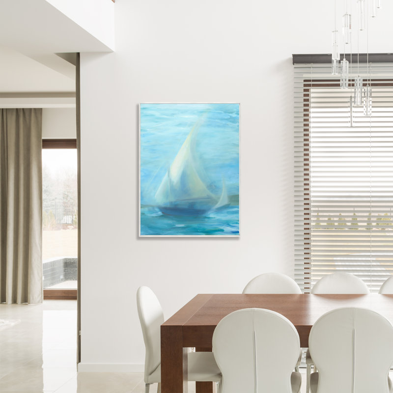 Sailboats I Painting by Ryan Brown