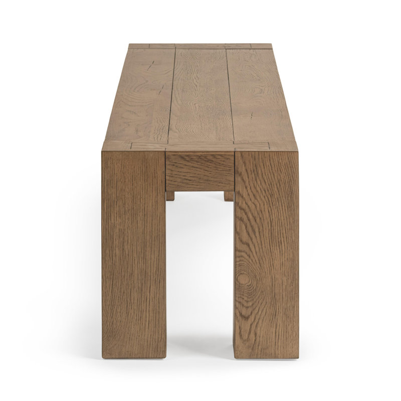 Bristol Reclaimed Oak Dining Bench, Café Brown, Café Brown