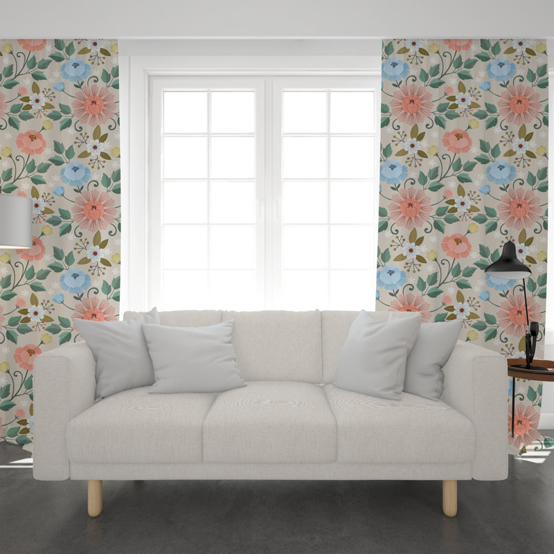 Juillac Room Darkening Curtain, 40" W x 52" L