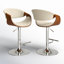 Elrosa Swivel Adjustable Height Bar Stool-253723805