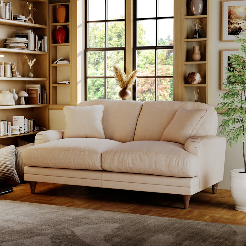 Adaku 2 Seater Sofa, Burnished Beech, Marble