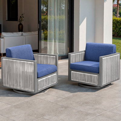 Trinie Outdoor Glider Chair by Latitude Run