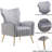Jaban Velvet Armchair-929619384