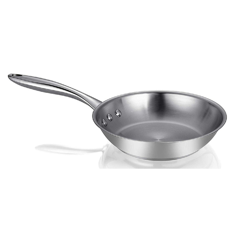 Poêle en acier inoxydable par Ozeri, édition restaurant 100% sans PTFE, l 8 po, Bronze
