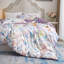 Ensemble d'édredon en microfibre à imprimé floral et feuille Vintage-109231338-108994938