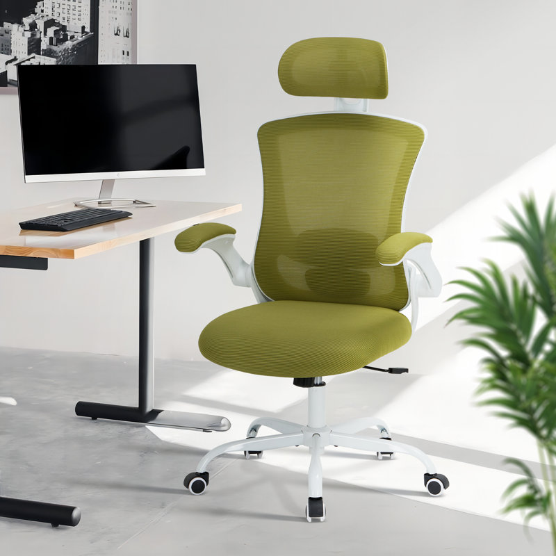 Fully Adjustable Executive Swivel Ergonomic Office Chair with Adjustable Arms, Green