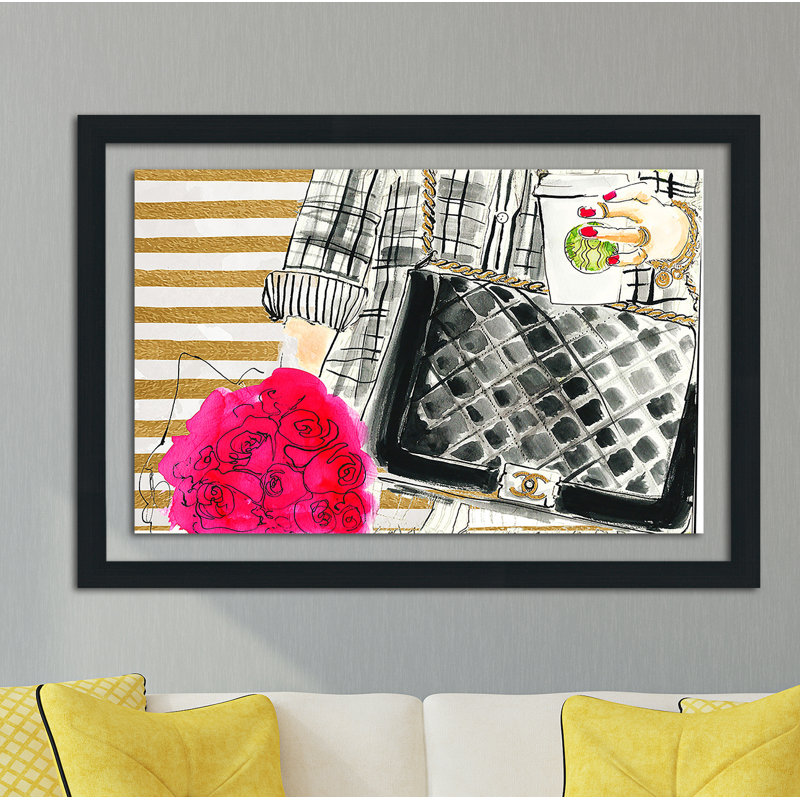 " Saturday " by BY Jodi, 27.5" H x 39.5" W, Acrylic Framed, Transparent Mat