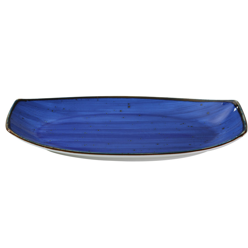 Plateau Lyon, Bleu, H 1,625 po x l 15 po x P 8,5 po