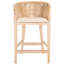 Carneshia Upholstered Solid Wood Counter Stool-762767888