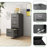 File Cabinet With Lock Metal Vertical File Cabinet Office Home, A4 Legal/Letter Size Narrow File Cabinet Locked,Assembly Required-705741631