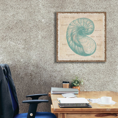 'Oyster' by Erin Clark Canvas Wall Art