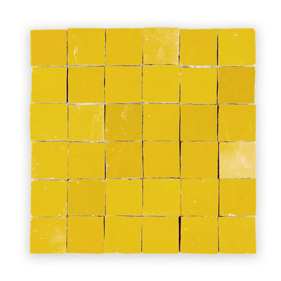 Marigold 2”x2” Square Zellige Mosaic Wall Tile