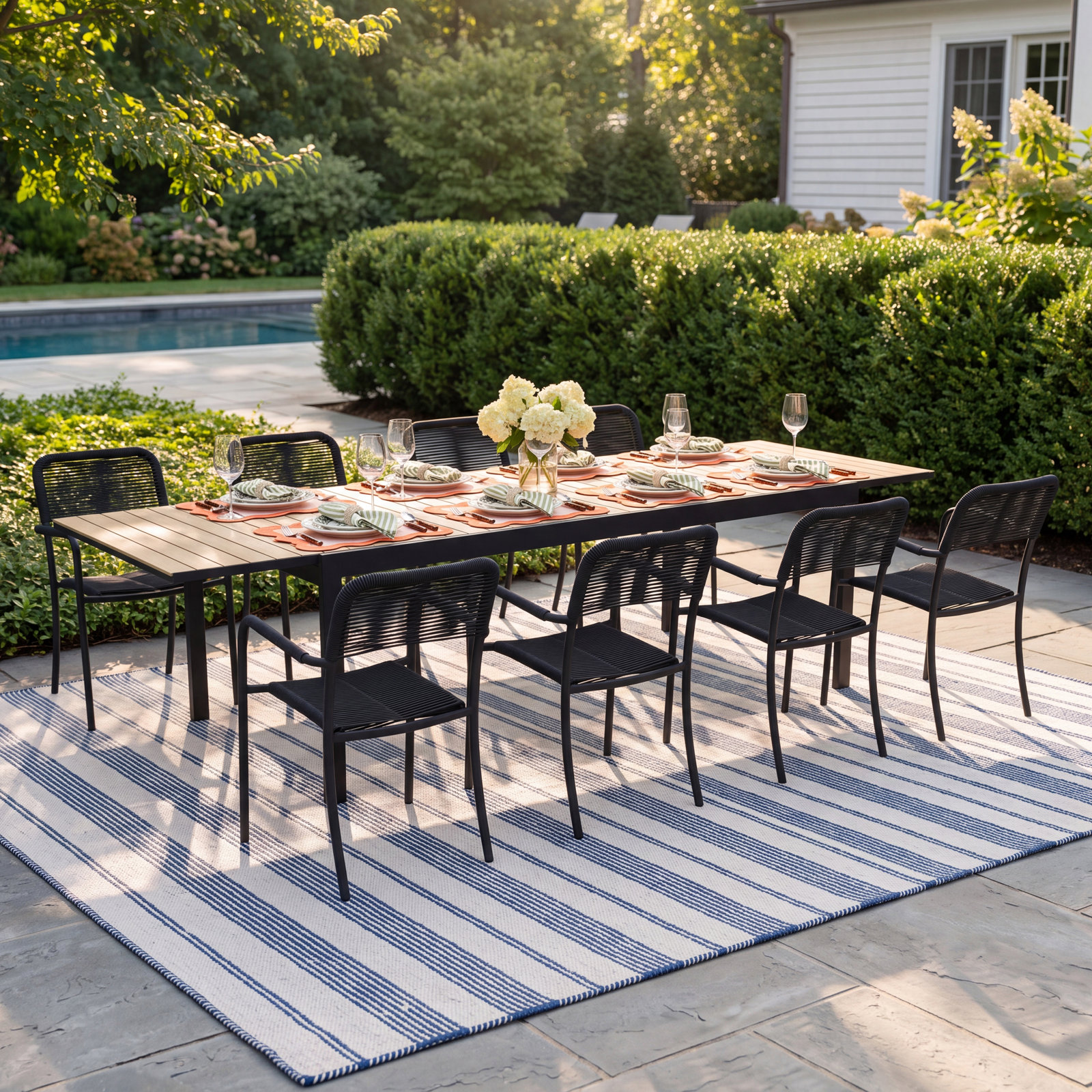 Cenka 118" Patio Dining Set