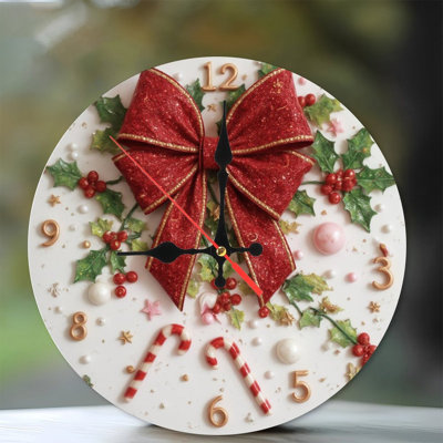 Christmas-Clock-Face--Bow