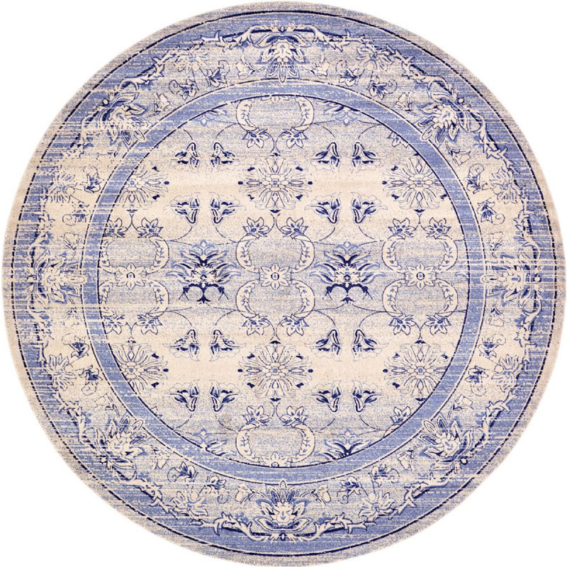 Tapis bleu Eljon, Carré 10 pi
