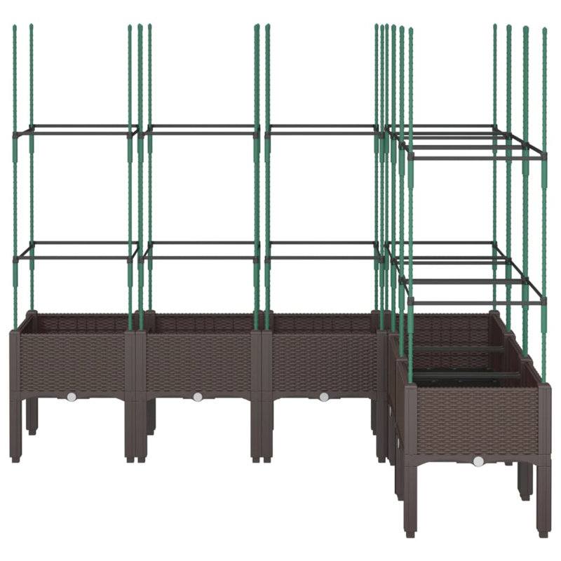 Hogarth Planter Box, Brown