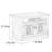 8 Pair Solid Wood Shoe Storage Cabinet
