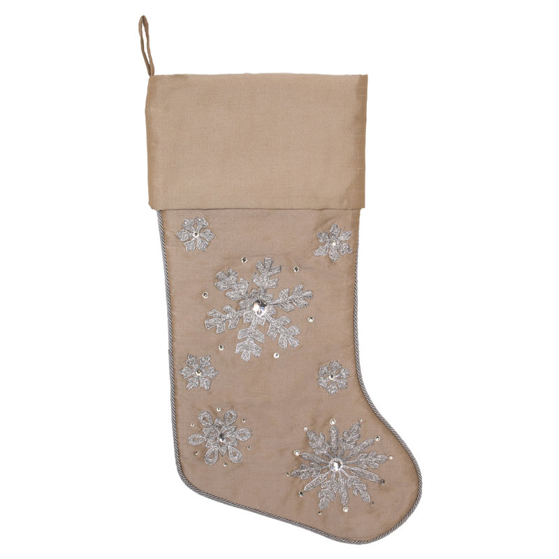 Snowflake Christmas Stocking