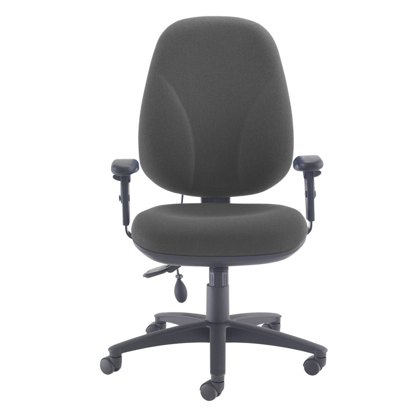 Chenault Office Chair, Adjustable, Charcoal