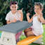 Dolu: table de pique-nique pour 4: blanc, vert, jaune - intérieur / extérieur, banc, jouet en plastique imperméable durable, 30,3 x 28 x 17 po, enfants en bas âge 2 ans et plus