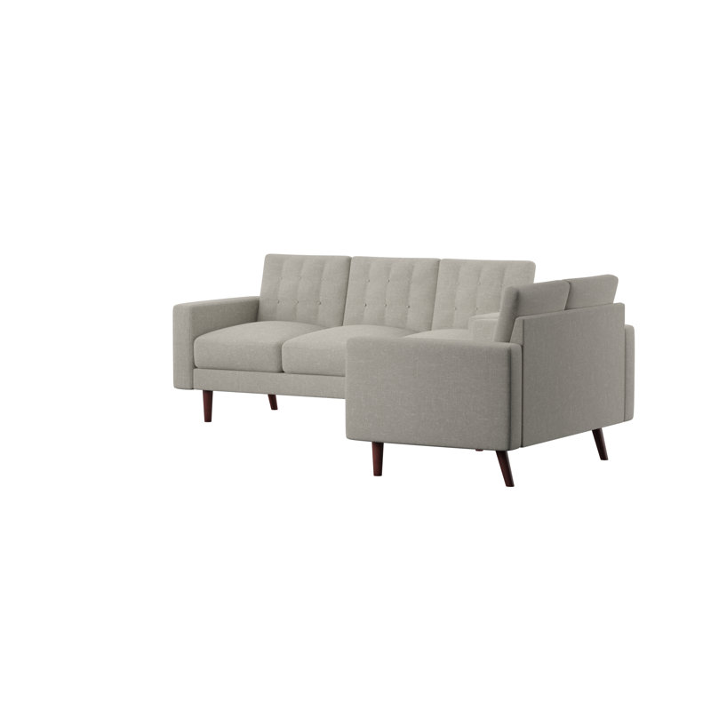 Ensemble de salon en velours 2 pièces Wipert, Velours beige