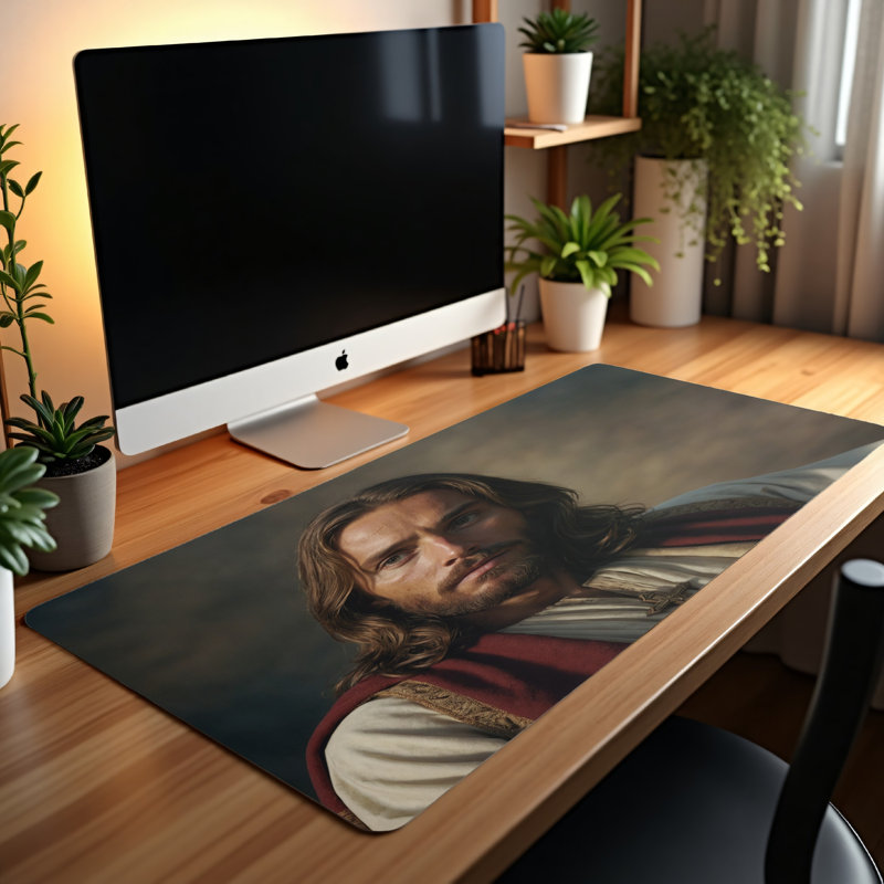 Polyester Desk Pad, 31.5x15.5