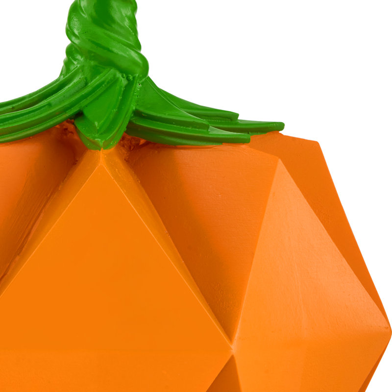 Le Holiday Aisle® 6 po Figurine de citrouille orange de style Oragami
