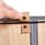 Wood Laundry Bin with Handles-1034889747