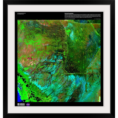 « floride tapis everglades-usg terre », impression