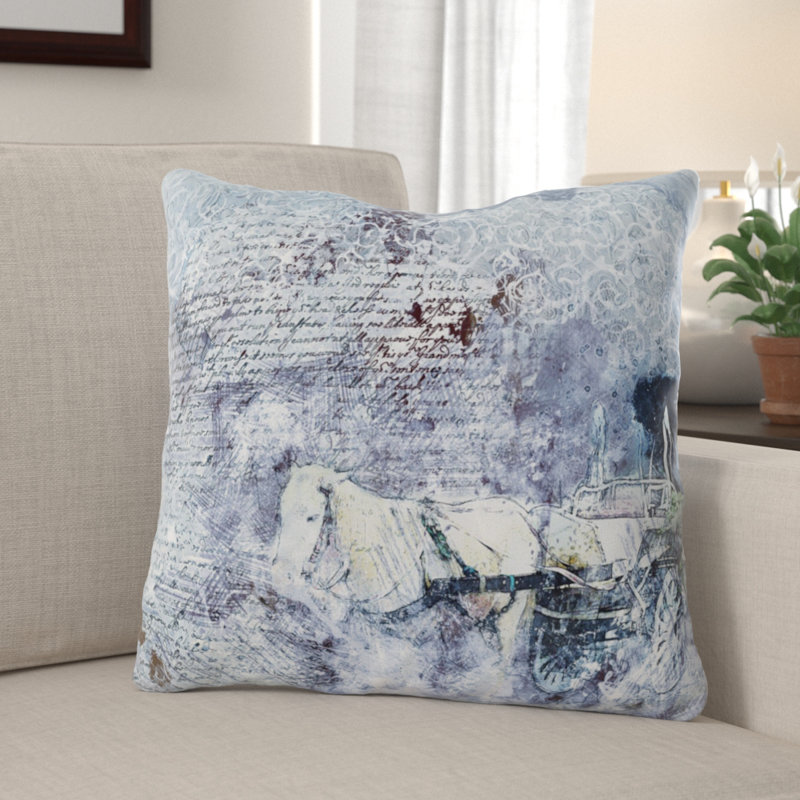 Housse de coussin d'extérieur carré Monica, Microsuède, Intérieur