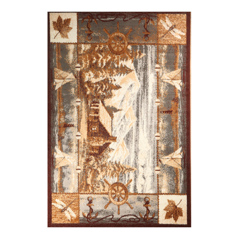 Huneycutt Indoor Rug, Rectangle 3'6" x 5'6"