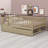 Wood Daybed with Trundle and Fence Guardrails-317973219-317973229