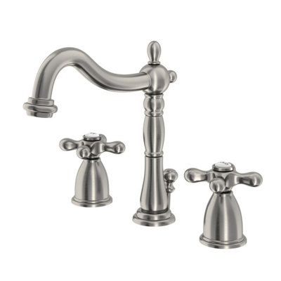 Heritage Widespread Bathroom Faucet with Drain