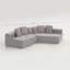 Canapé modulaire surdimensionné de 132 po en tissu Teddy-1661850779