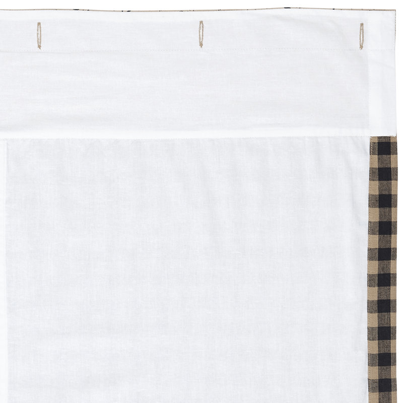 Carmella Cotton Checkered Shower Curtain