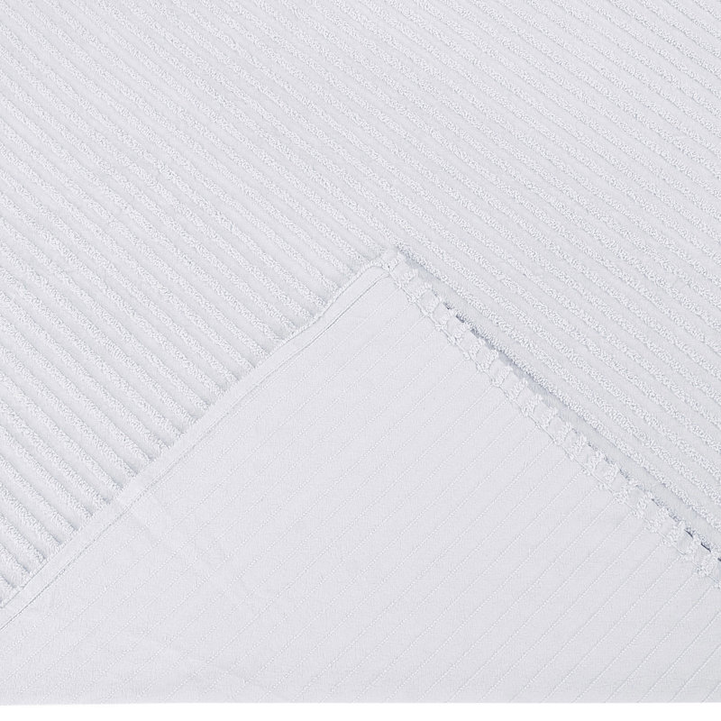 Jullian 100% Cotton Chenille Tufted - Classic Stripe Bedspread Soft & Cozy Bedding for All Seasons, Machine Washable Coverlet
