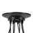 8-Light Beer Bottle Chandelier, Retro Colored Glass Pendant Fixture