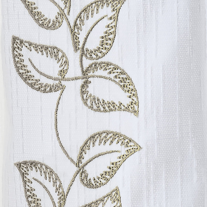 Ensemble de 2 serviettes de table plumes 95 "Plume, Beige, L 50 po x L 95 po