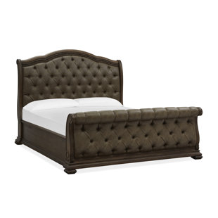 Magnussen B5133 Durango Complete Cal.King Sleigh Upholstered Bed