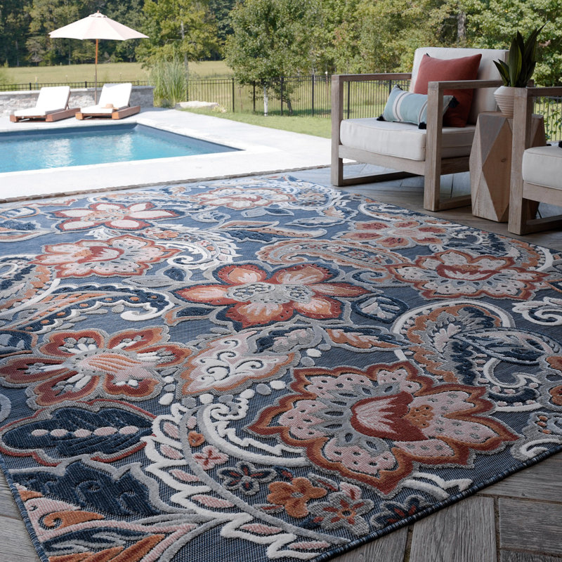 Lenapah Indoor / Outdoor Rug, Rectangle 3'10'' x 5'3''