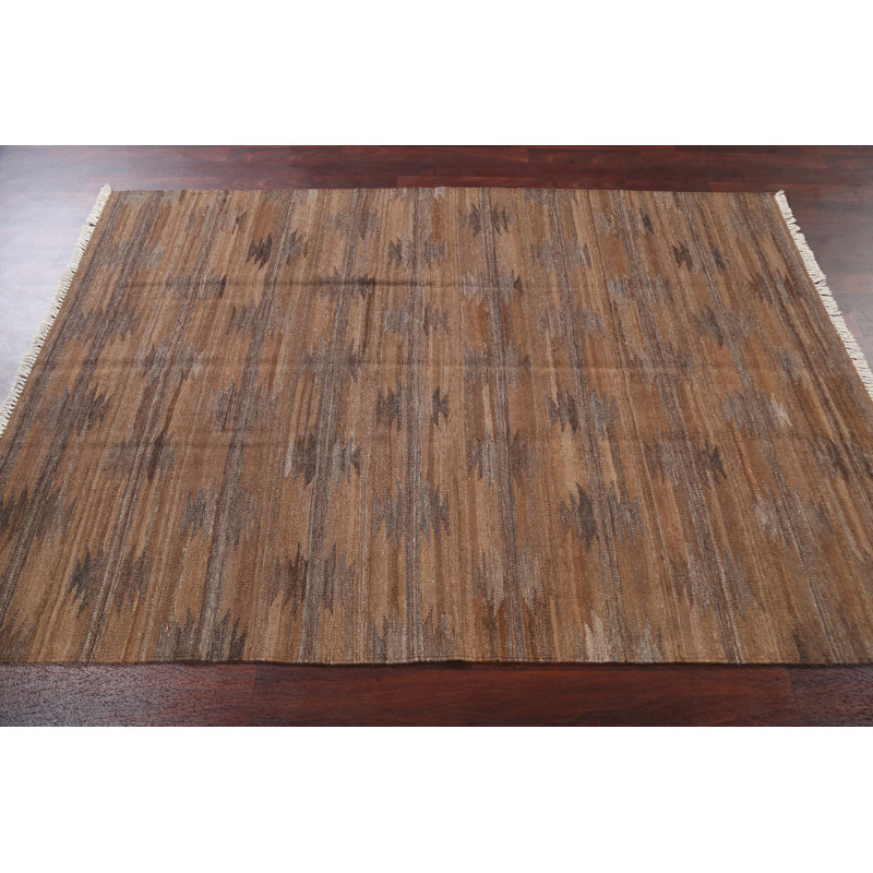 Tapis kilim à teinture naturelle 5 x 7
