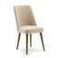 Chaise parsons rembourrée en velours Ackley-1125912045
