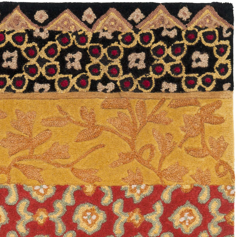 Wool Floral Indoor Rug