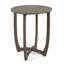 Table d'extérieur circulaire en bois 27,5 po