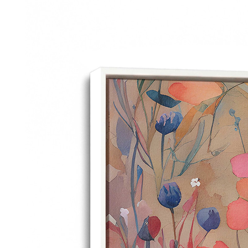 Rêverie de jardin, H 18,75 po x l 12,75 po, Impression encadrée sans passe-partout, Blanc opaque