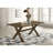 Carbon Knotty Nutmeg Rectangular Dining Table