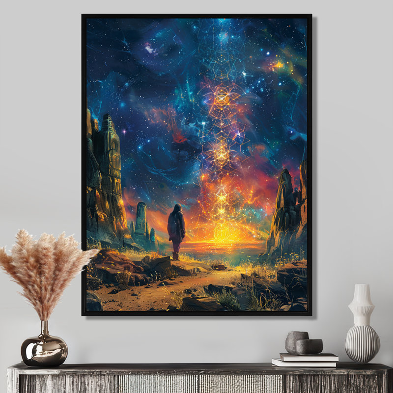 «Great Mystery Ocean Wanderer», impression d'art mural paysages de l'espace, H 20 po x l 12 po x P 1 po