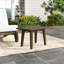 Polett Rectangular 19.6'' W Solid Wood Outdoor Side Table -670343553