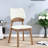 Comfortable Dining Chairs, Solid Wood Pu Modern Set For Kitchen Home